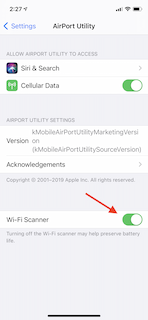 How to Use the AirPort App for iOS as a Wi-Fi Scanner