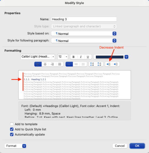 Adding Multilevel Numbers To Headings In Word - Wi-Fi Vitae